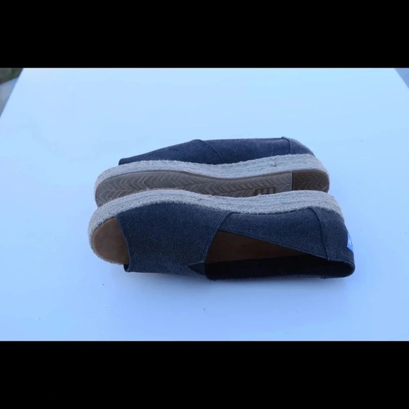 Toms peep toe low wedges - Picture 5 of 7